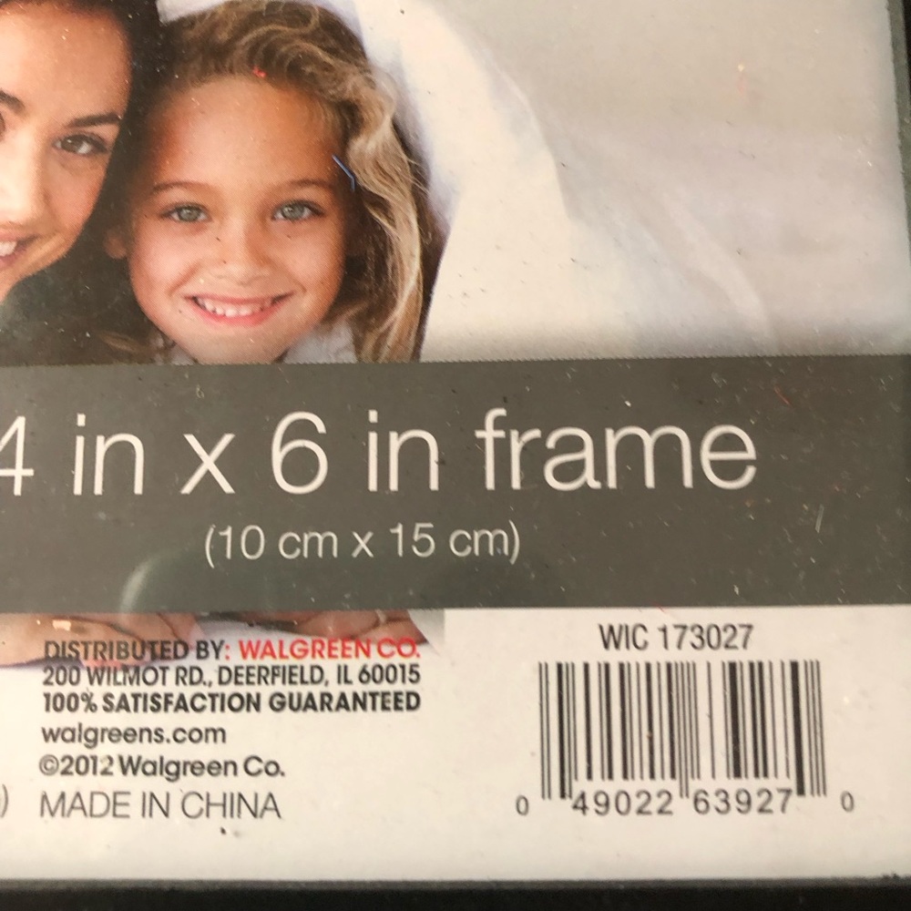 Home Elements picture frame memories black wood rectangle friendship desk hang - Picture 4 of 7